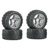 BAIJAC Upgrade Widen Tyres Tires Wheel for WLtoys 104009 12428 12423 12402 124019 144001 144002 FY03 RC Car Spare Parts (Color : Silver) view 1