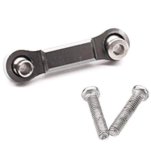 Servo Rudder Rod Metal Upgrade Rc Car Parts for Wltoys A959-B A969 A979 ( Color : Black )