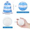 Elcoho 22 Pieces Snow Toss Games Banner Snow Toy Ball Set Winter Toss Cornhole Games Banner with Snow Toss Balls and Drawstring Bag for Xmas Indoor Outdoor Throwing Games Party Supplies view 4