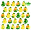 27 PCS St. Patrick's Day Rubber Ducks Baby Showers Accessories Mini 2.16" Duckies Bath Toys for Kids Girls Boys St. Patrick's Day Party Favors Gift Exchange (St. Patrick's) view 1