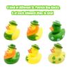 27 PCS St. Patrick's Day Rubber Ducks Baby Showers Accessories Mini 2.16" Duckies Bath Toys for Kids Girls Boys St. Patrick's Day Party Favors Gift Exchange (St. Patrick's) view 3