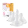 Pigeon Silicone Nipple (LL) with Latch-On Line, Natural Feel, 9+ Months, 4 Counts view 1