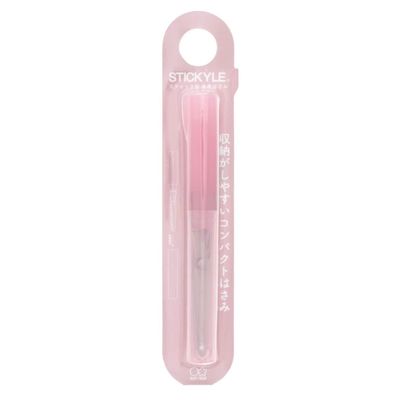 Sun-Star Stationery S3721019 Scissors, Portable, Clear Color, Pink