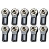 10PCS Metal M4 Link Tie Rod End Ball Joint for 1/10 RC CAR AXIAL SCX10-II 90046 90047 TRX-4 F350 Rc01 D90 ( Color : As Shown ) view 1