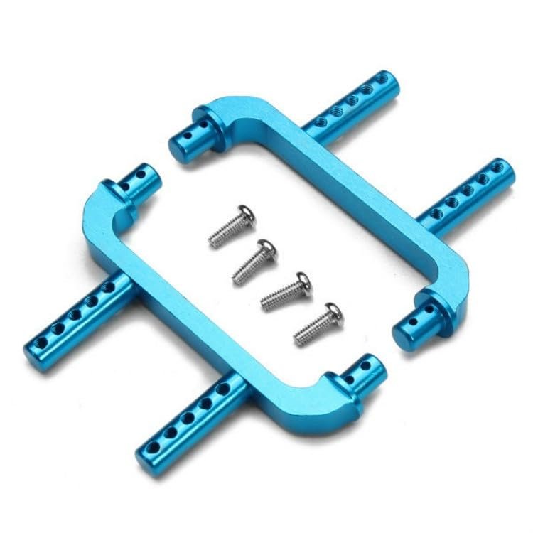 Aluminium Alloy Car Shell Support Bracket for WLtoys A959 A979 A969 1/18 RC Truck Parts Parts ( Color : Blue )
