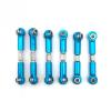 6Pcs Adjustable Metal Linkage Pull Rod Front /Rear Servo Link for Wltoys A949 A959 A969 A979 K929 RC Car Upgrade Spare ( Color : Blue ) view 4