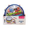 LITTLE FUN TIMES Toddler Musical Instruments Toys, Kids Drum Set, Percussion, Harmonica, Maraca, Flute, Tambourine, Birthday Gifts for 18 Months Olds Ages 2 3 4 5 Years Boys Girls Children, 9 Pcs view 2