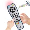 Baby Realistic TV Remote Control Toy with Light and Sound, Upgrade Adjustable Volume, Early Educational Musical Toys with 3 Language English,French and Spanish Gift Toy for 3+ Months Boys or Girls view 1