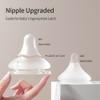 Pigeon Silicone Nipple (S) with Latch-On Line, Natural Feel, 1+ Months, 4 Counts view 3