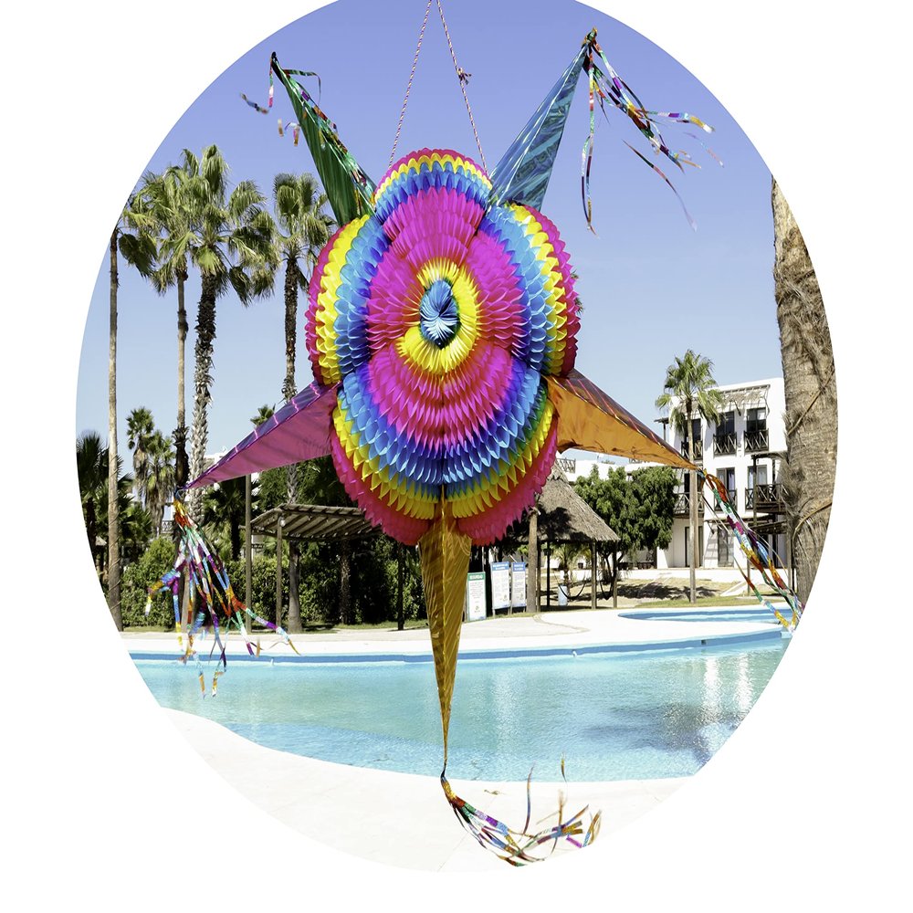 Huge 52 Inch Large Really Big Star Piata Mexicana - Giant Extra Large Pinata - Festive Rainbow Pinatas Party Decorations -Authentica Pinata for Kids Birthday Party, Dia de Los Muertos - Giant