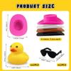 Cowboy Duck with Hat and Sunglasses Mini Duckies Toys for Birthday Swimming Party Gift Favor (Design A) view 2