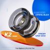 MAGICYOYO K2 Crystal Black Yoyo Professional, Responsive Yoyo for Kids Beginners with Extra Unresponsive Yo Yo Bearing, Pro Plastic Trick Yo Yo for Adults+12 Stings+Bearing Removal Tool+Storage Bag view 2