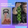 MAGICYOYO K2 Crystal Black Yoyo Professional, Responsive Yoyo for Kids Beginners with Extra Unresponsive Yo Yo Bearing, Pro Plastic Trick Yo Yo for Adults+12 Stings+Bearing Removal Tool+Storage Bag view 3