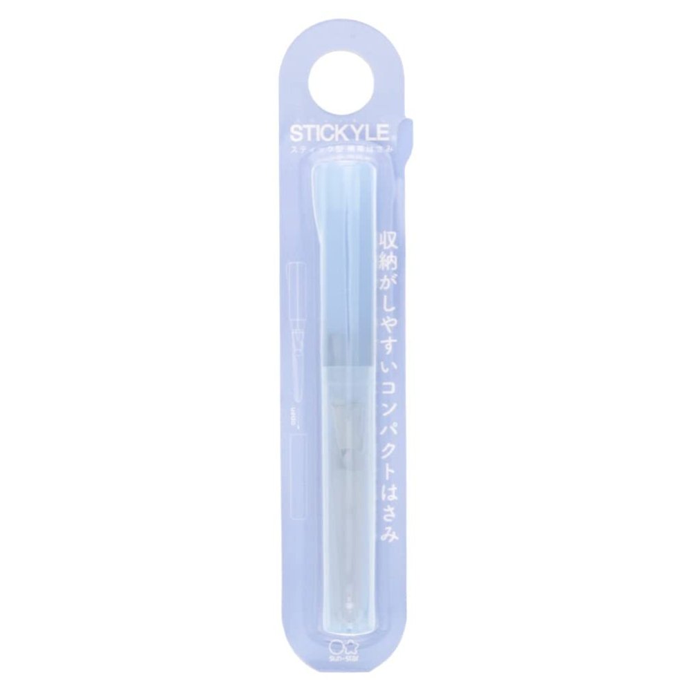 Sun-Star Stationery S3720993 Scissors, Portable, Clear Color, Blue