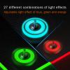 INNOPLUS Fidget Spinners, Fidget Spinner Gifts for Adults, Finger Hand Spinner, Metal Fidget Spinner, Fidget Toys, Fidgets for Teens, Stress Anxiety ADHD Relief Figets Toy, Luminous Night Effects view 2