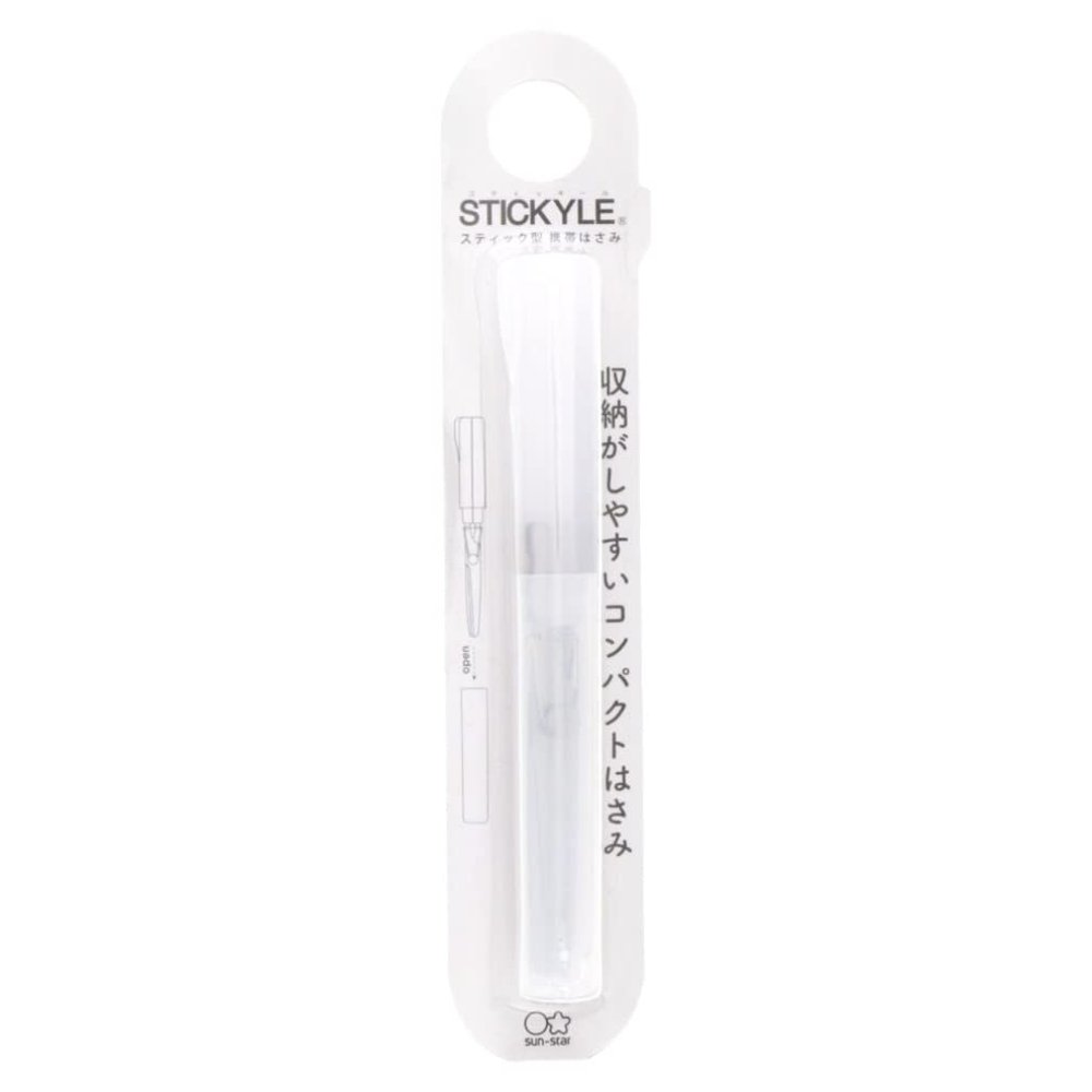 Sun-Star Stationery S3720977 Scissors, Portable, Clear Color, White