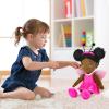 JUSTQUNSEEN Black Baby Doll,Blacks Dolls African American Stuffed Toy,12 Rag Dolls for Girls Soft Gifts,Brown Doll Fairy Baby Toy Plush Toys for Christmas Birthday Party(Small-Black Butterfly) view 4
