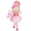 June Garden 17" Tooth Fairy Doll Anastasia - Plush Stuffed Soft Doll Girl Gift - Pink Outfit and Wings view 1