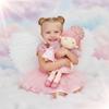 June Garden 17" Tooth Fairy Doll Anastasia - Plush Stuffed Soft Doll Girl Gift - Pink Outfit and Wings view 2