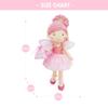 June Garden 17" Tooth Fairy Doll Anastasia - Plush Stuffed Soft Doll Girl Gift - Pink Outfit and Wings view 4