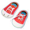 Acxico 2 pcs Wooden Lacing Shoe Learn to Tie Laces Threading Educational Motor Skills Toy view 1