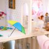 2 Pcs Mini Umbrella Toys Doll Toys Rainy Umbrella Miniature Umbrella Model Umbrella Hanging Decoration for Photo Props Supplies view 3