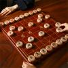Wooden Foldable Chinese Chess Xiangqi Travel Game Set, Wooden Chess Pieces 32 Traditional Tabletop Strategy and Skill Game Puzzle Games for Adults view 2