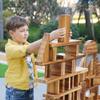 Mega Outdoor Carbonized Wooden Building Blocks Set 54 pcs for Kids Toddlers 3-12, Giant Carbonized Outside Wooden Blocks Playset for Kindergarten Yard, Jumbo Blocks (Giant Set 3#: 46.9 lbs(21.3kg) view 4
