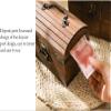 Wooden Piggy Bank Vintage Indestructible Money Banks Creative with Lock and Key Money Saving Box Birthday view 4