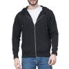 Maiyifu-GJ Men's Full Zip Long Sleeve Hoodies Lightweight Slim Fit Solid Color Hoodie Hooded Sweatshirt With Kanga Pocket (Black,Small) view 2