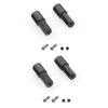 4 Pcs Metal Rear Axle Shaft for WPL D12 C14 C24 C34 B14 B24 C16 B36 MN D90 MN99S RC Car Upgrade Parts Accessories ( Color : Black ) view 1