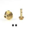 8Pcs Brass Front & Rear Axle Gear Drive Shaft Gear Upgrade Accessories for WPL C14 C24 B24 B36 MN D90 D99 MN99S Parts (Color : Yellow) view 4