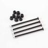 BAIJAC Front and Rear Swing Arm Screw Pin with Shaft Sleeve for Wltoys 144002 144010 124016 124017 RC Car Parts Accessories view 2