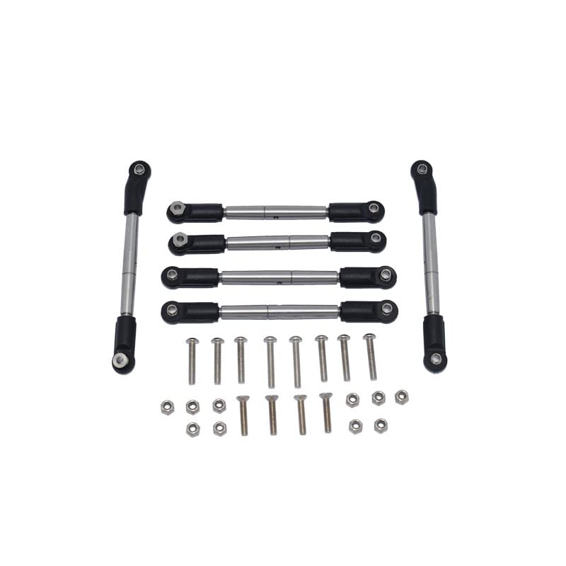 GPM for LOSI 1/10 LASERNUT Tenacity Ultra 4 Rock TACER-LOS03028 Stainless Steel Adjustable Full Vehicle Pull Rod