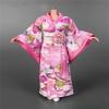 Fremego 1/6 Scale Female Clothes, Japanese Kimono Bathrobe Dress Costume Clothing for 12inch PH TBL JO Action Figure Body (E-Long Version) view 1