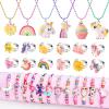 Kids Jewelry for Little Girl Toys 4-6 4-5, Toddler Jewelry Set for Costume & Dress Up Ages 6-8, Play Rings Necklace Bracelets for Toddlers, Unicorn Gifts for 3-5 5-7 3 4 5 6 7 8 Year Old Gift Ideas view 1