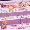 Kids Jewelry for Little Girl Toys 4-6 4-5, Toddler Jewelry Set for Costume & Dress Up Ages 6-8, Play Rings Necklace Bracelets for Toddlers, Unicorn Gifts for 3-5 5-7 3 4 5 6 7 8 Year Old Gift Ideas view 3