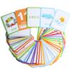 ZazzyKid Flash Cards for Toddlers - 52 Double Sides Cards for Numbers, Colors, Shapes & Weather - Learning & Education Toys for Preschool view 2