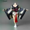 Fremego 1/6 Scale Female Clothes, Japanese Kimono Bathrobe Dress Costume Clothing for 12inch PH TBL JO Action Figure Body (G-Short Version) view 1
