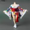 Fremego 1/6 Scale Female Clothes, Japanese Kimono Bathrobe Dress Costume Clothing for 12inch PH TBL JO Action Figure Body (B-Short Version) view 1