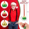30 Pcs Christmas Bell Necklaces Red Green Gold Christmas Holiday Necklaces Christmas Hanging Bells Crafts for Xmas Holiday Party Supplies Favors Decorations Accessories Stocking Stuffers view 2
