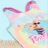 Barbie Swimsuit Girls Kids Doll Logo Tie Dye Swimming Costume 6-7 Years Pink view 4