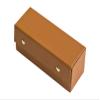Alex Cramer Spinner Domino Set. Caramel Leather Case - Professional Tournament Traveler Domino Set - with Spinners - 28 Indestructible Double Six Dominoes view 2