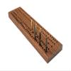 Alex Cramer Spinner Domino Set. Caramel Leather Case - Professional Tournament Traveler Domino Set - with Spinners - 28 Indestructible Double Six Dominoes view 4