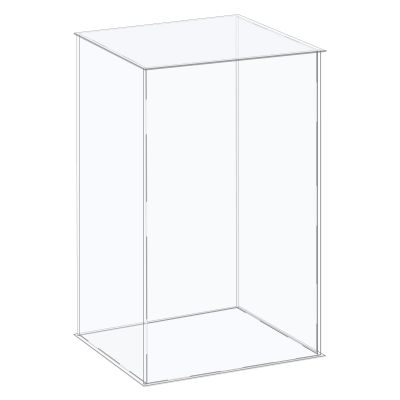 MECCANIXITY Acrylic Display Case Plastic Box Cube Storage Box Clear Assemble Showcase 12.2x10.2x16.1 Inch for Collectibles