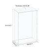 MECCANIXITY Acrylic Display Case Plastic Box Cube Storage Box Clear Assemble Showcase 6.3x4.3x16.1 Inch for Collectibles view 2