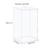 MECCANIXITY Acrylic Display Case Plastic Box Cube Storage Box Clear Assemble Showcase 10.2x8.3x14.1 Inch for Collectibles view 2