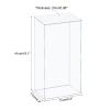 MECCANIXITY Acrylic Display Case Plastic Box Cube Storage Box Clear Assemble Showcase 4.3x4.3x16.1 Inch for Collectibles view 2