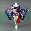 Fremego 1/6 Scale Female Clothes, Japanese Kimono Bathrobe Dress Costume Clothing for 12inch PH TBL JO Action Figure Body (F-Short Version) view 1