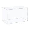 MECCANIXITY Acrylic Display Case Plastic Box Cube Storage Box Clear Assemble Showcase 16.1x8.3x10.2 Inch for Collectibles view 1